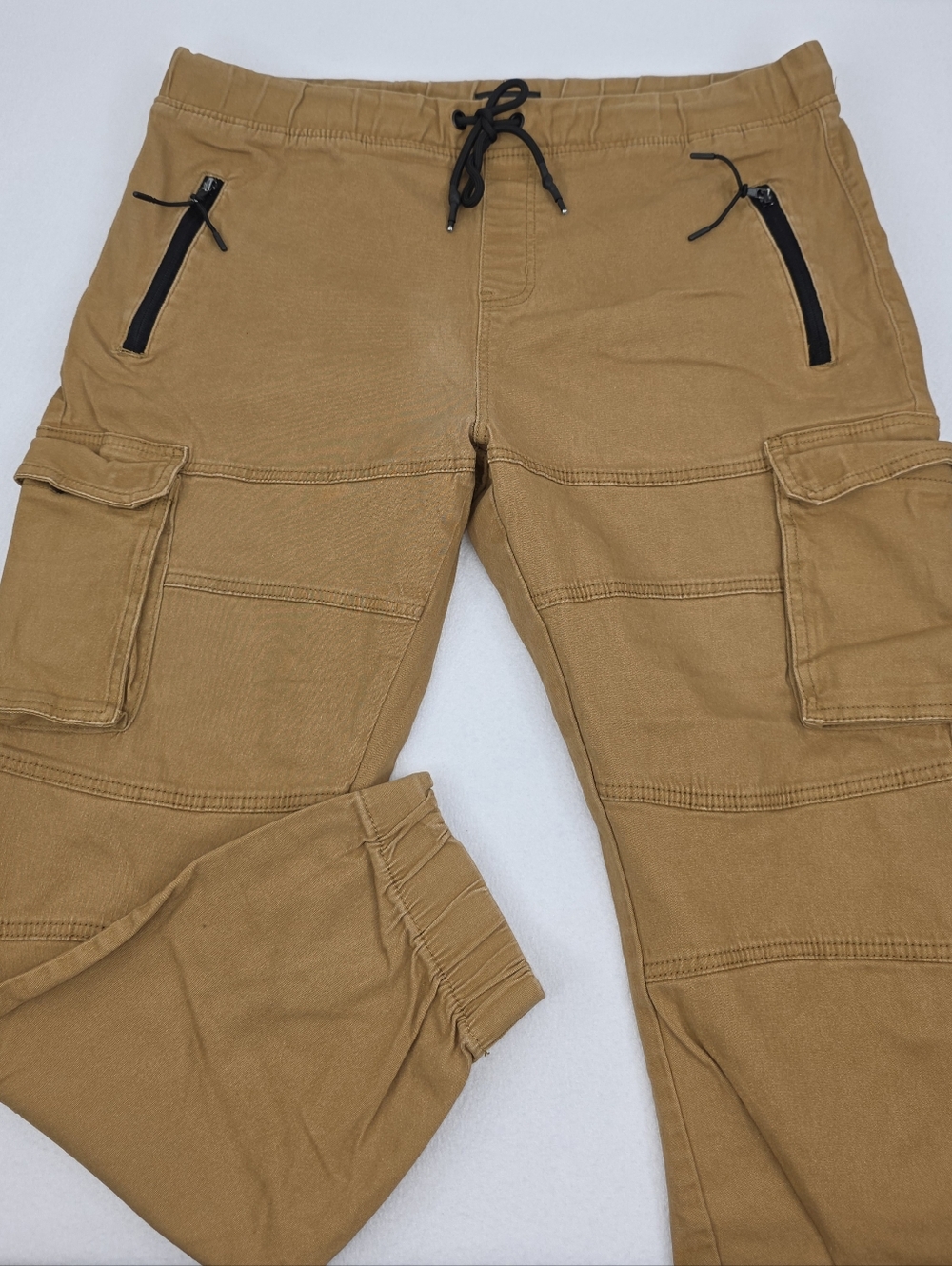 Steve's Jeans Men's Cargo Jogger Pants Brown Size 2X AC-3421